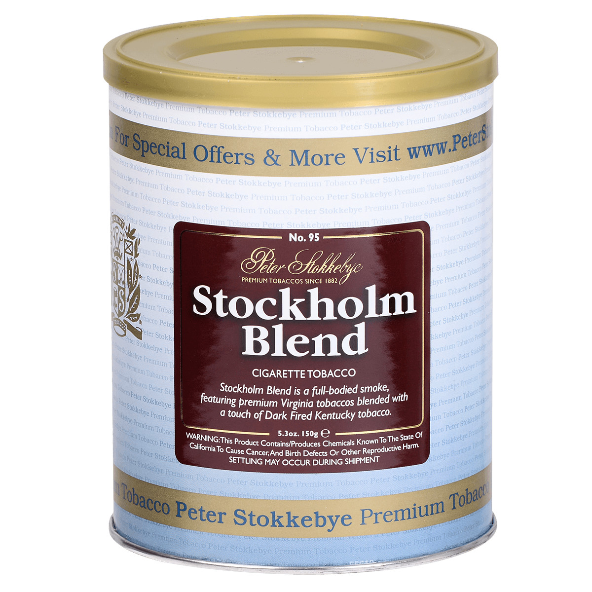 Peter Stokkebye Stockholm Blend 5.3 oz tin